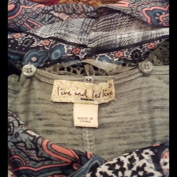 ♥️♥️♥️LIVE AND LET LIVE SIZE 3X BNWOT - Picture 3 of 4